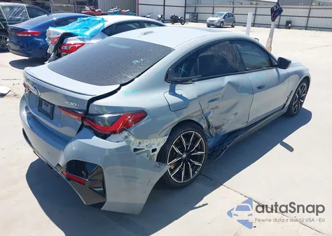 2025 BMW 4 Series Gran Coupe 430I из США, поврежденный, VIN WBA23FB03SFT74535